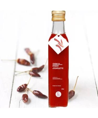 Espelette pepper vinegar 250ml - Buy Online on GoSupps.com