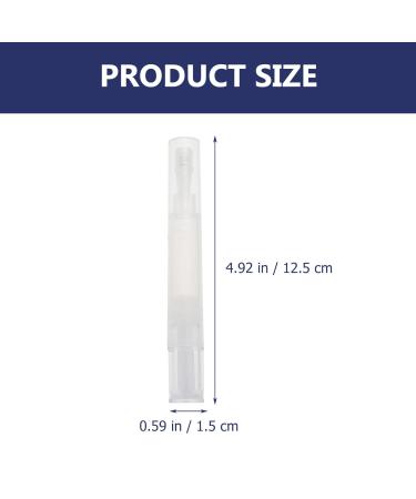 FOMIYES 4pcs Cute Lip Gloss Tubes - Empty Cosmetic Pens for Nail Polish & Cuticle Oil Applicator - Buy Online on GoSupps.com