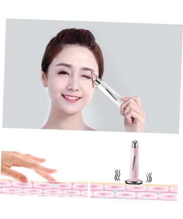 WOONEKY 1pc Face Masager Eye Facial Cleansing Brush & Magnetic Facial Facial Eye Bags Facial Roller Eyes Eye Cream White 9.8*3.9cm White - Buy Online on GoSupps.com
