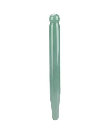 Massage stone crystal massage tab facial massage acupuncture massage relaxation crystal stick rose quartz pen & green aventurinstift massage tool crystal staff (green)