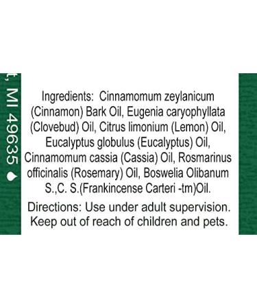 Creation Pharm Five Trees Aromatherapy Essential Oil Blend - 15 ml | Cinnamon Frankincense Clove Lemon Eucalyptus Rosemary | Natural Diffuser Oil for Meditation & Purification - Buy Online on GoSupps.com