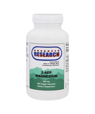 Advanced Research - 2-AEP Magnesium 500 mg. - 200 Vegetarian Capsules_AB