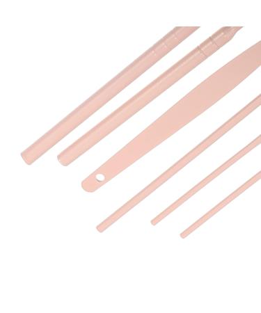 VOCOSTE 6Pcs Stainless Steel Ear Cleansing Tool Set with Leather Packaging - Pink - Buy Online on GoSupps.com