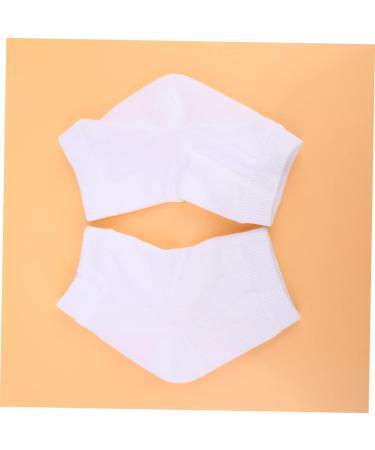 POPETPOP 2 Pairs Rough Calluses Socks Heel Sleeves Protectors feet Repair Socks Heel Protector Socks moisturizing Socks Moisturizing Gel Socks White Casual Socks Men and Women Crack - Buy Online on GoSupps.com