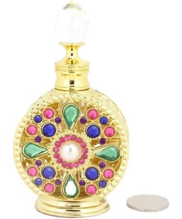 Perfume Bottle Empty Frosted Glass Essential Oil Bottle Refillable Empty Jewelry Decoration Crystal Bottle (Size : Red Little Peacock) - Buy Online on GoSupps.com