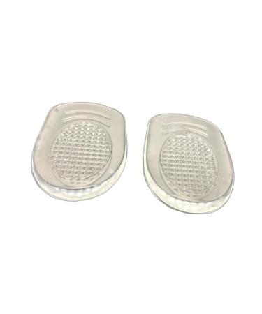 Didiseaon 4 Pairs Silicone Heel Support Increase Shoe Support Heel Lift Cushion Lift Insole Shoe Lift Silicone