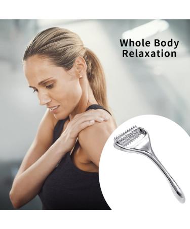 Massage Stick & Metal Roller for Neck Relief Cellulite Reduction & Muscle Relaxation Ideal for Arms & Hands - Buy Online on GoSupps.com