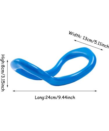 AFDG Yoga Massagering - 2 Pack Pilates Fascia Stretching Ring for Thigh & Calf Massage | Fitness Stretching Tool (Blue & Pink) - Buy Online on GoSupps.com