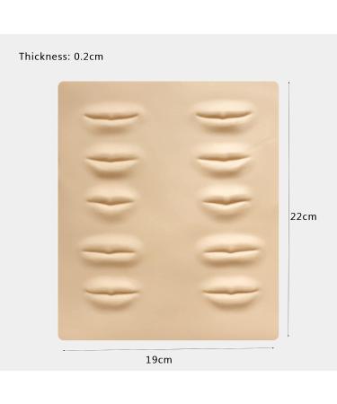 Silicone Face Lip Eyebrow Seam Training Model - Reusable Surgical Practice Tool for Nursing Students | International Shipping - Buy Online on GoSupps.com