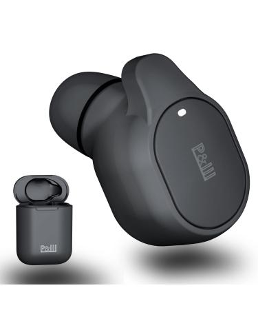 P&LLL Bluetooth Mini Single Earbud Wireless Invisible Pro Headset 8Hrs Playtime Noise Smallest in-Ear Noise Cell Phone with Hands-Free Earpiece for iPhone Samsung Android Car Mic Earphone