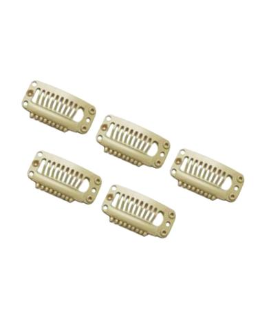 Yotijar 5 20 Pcs Hair Extension Wigs Snap Clips - Beige Weft Wig Hair Clips for International Shipping - Buy Online on GoSupps.com