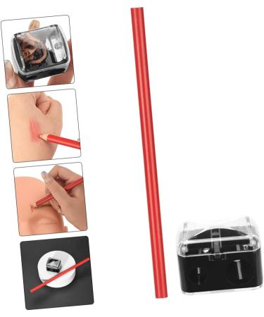 Healvian 1 Set Eyebrow Pencil Eyebrow Pen Eye Brow Pencil Brow Pencil Dark Pens Wood Red 1 count (Pack of 1) Red - Buy Online on GoSupps.com