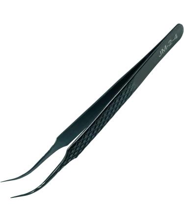 Professional Stainless Steel Eyelash Extension Tweezers | High Precision Volume Tweezers (JM2-4 Black) - International Shipping Available - Buy Online on GoSupps.com