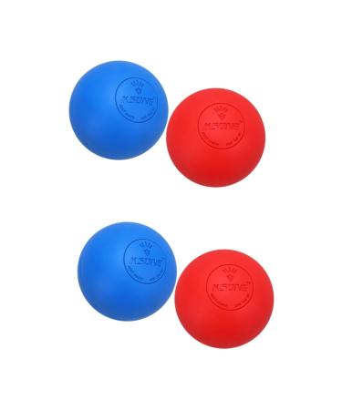 Ultechnovo 4 pieces yoga massage bar Foot muscle Massage devices for feet massage ball foam roller for the back fasciitis foot roll massage roller rolling ball massage foot Exercise ice hockey deep