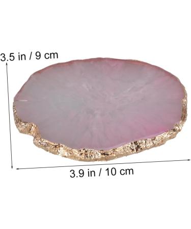Gogogmee Nail Gel Nail Rest Stand Resin Nail Round Cosmetic Painting Palette Makeup Palette Make up Nail Set Pink Medium - Buy Online on GoSupps.com