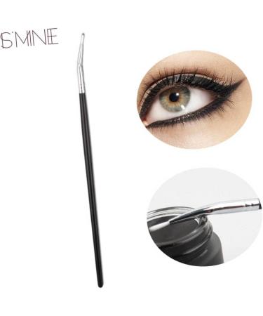 FOMIYES 6pcs Cream Tool Tools Eyeliner Makeup Bend Long Handle Brush Manmade Wooden Eye Cosmetic Fiber 18.1X0.5cm As Shown - Buy Online on GoSupps.com
