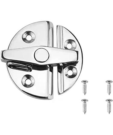 Qfauto Marine Boat Door Catch Latch - 316 Stainless Steel Twist Lock 55mm Round Design for Boat and Cabinet Applications - Buy Online on GoSupps.com