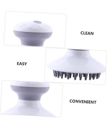 FRCOLOR 3-Pack Electric Shampoo Brush Head Scrubber - Silicone Scalp Massager & Hand Massager - Durable ABS Material - Ideal for Healthy Hair Care - Buy Online on GoSupps.com