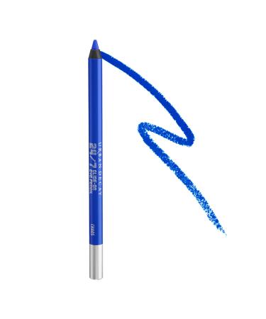 URBAN DECAY 24/7 Glide-On Waterproof Eyeliner Pencil - Smudge-Proof - 16HR Wear - Long-Lasting  Ultra-Creamy & Blendable Formula - Sharpenable Tip Chaos (vibrant cobalt blue matte with slight floating pearl)