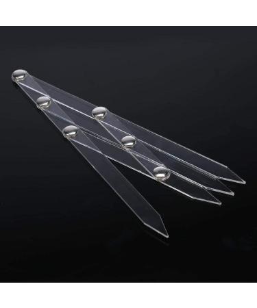 Eyebrow Caliper Ruler Acrylic Eyebrow Caliper Ruler Durable Reusable Measuring Make Up Tool Three Point Positioning Measure symmetrical tool - Buy Online on GoSupps.com