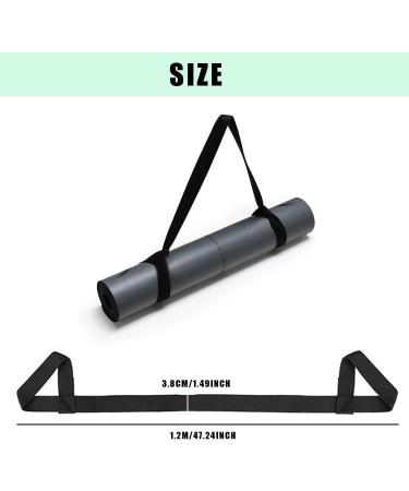 Fibound Yoga Mat Strap Set | 2 Piece Carrying Belt for All Mats | Portable Easy-Use Yoga Shoulder Strap - Buy Online on GoSupps.com