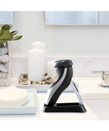 Electric Razor Holder | Foldable Shaver Storage Stand with Drain Holes - Home Bathroom Organizer for Men - Buy Online on GoSupps.com