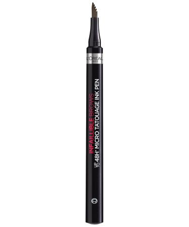 L'Or al Paris Unbelieva Brow Micro Tatouage 109 Ebony - Long-Lasting Microblading Effect Felt Pen | Up to 48H Wear - Buy Online on GoSupps.com