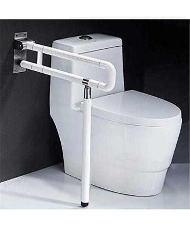 Bathroom Grab Bars Drop Down Rail Foldable Toilet Grab Bar Bathroom Handrail Aid For Elderly And Disabled Users