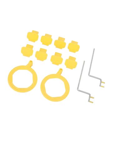 Oral X-Ray Film Positioning System - Complete Set for Clear Photography | Heat-Resistant Intraoral Film Holder for Rear Molars - Yellow | International Shipping Available - Buy Online on GoSupps.com