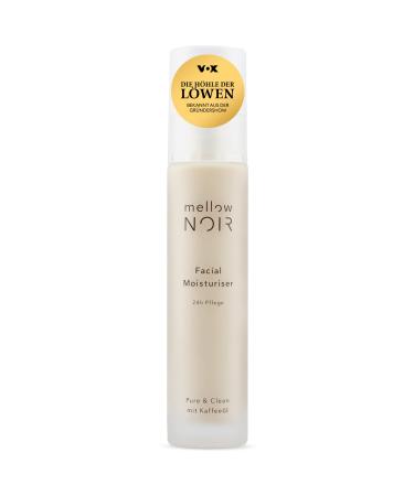 Mellow Noir Facial Moisturizer |24h moisture |Vegan climate -neutral & clean |50 ml face cream for women & men |Certified natural cosmetics moisturizer for the face 50 ml (1 Pack)