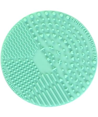 Angoily Brush Cleaning Tool Portable Washing Tool Scrubber Make up Kit Makeup Sponge Cleaners Makeup Cleaning Mat for Cleaning Accessories Round Detergent Sucker Cleaning Pad - Buy Online on GoSupps.com