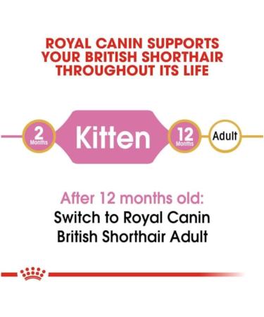 Royal Canin British Shorthair Kitten Complete Dry Cat Food 3 x 400g - Buy Online on GoSupps.com