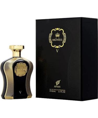 Afnan Highness Black Eau de Parfum Spray for Women 3.4 Ounce