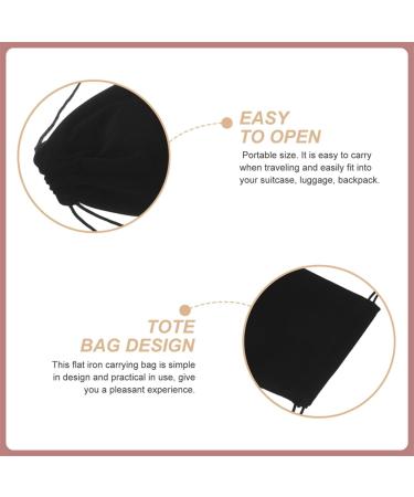 NOLITOY 6pcs Hair Curling Wand Hair Dryer Travel Bag Hair Stylist Travel Bag Modeling Travel Case Flannel - Buy Online on GoSupps.com