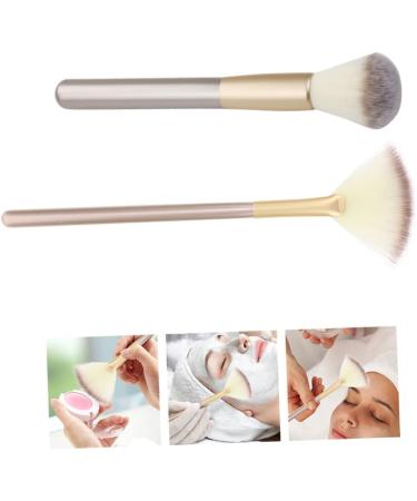 POPETPOP 3 Sets Makeup Brush Cosmetics Brush Face Makeup Brush Applicator Facial Tools Face Wash Brush Powder Highlight Lip Brush Corrugated Silk Nylon Wool Woman - Buy Online on GoSupps.com