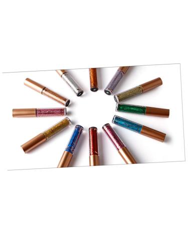 Balacoo Liquid Eyeliner Liquid Eye Shadow Liquid Eyeshadow Women Eyeliner Clothing Set Miss Cosmetic Flash 1 count (Pack of 1) 10