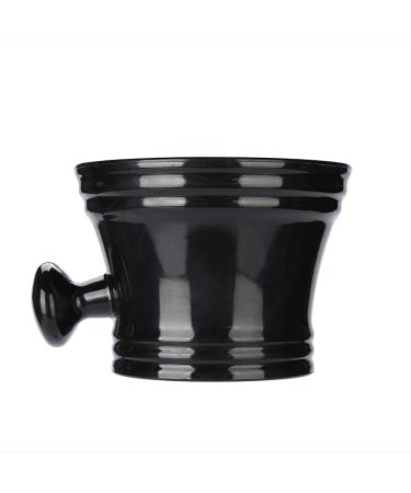 Shaving soap peel shaving mug for shaving foam foam plastic shaving shell anself plastic plastic shaving bowl for shaving soap shells with handle (black) - Buy Online on GoSupps.com