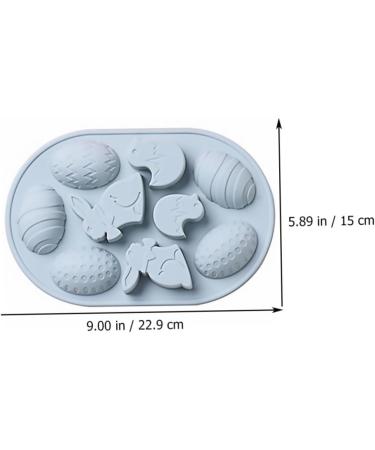 Zerodeko 2pcs Silicone Cake Mold Resin Silicone Molds 3D Chocolate Silicone Easter Silicone Baking Molds Soap - Buy Online on GoSupps.com