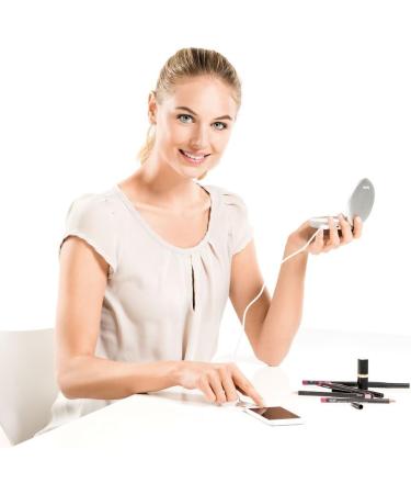 Beurer BS 39 Illuminated Cosmetic Mirror with Power Bank 2 Mirrors and Automatic Lighting - Buy Online on GoSupps.com