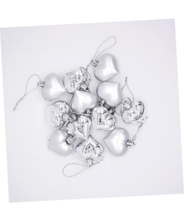 HOOTNEE 2 Boxes Christmas Ornaments Christmas Pendant Ornaments Colorful Ornament Decorations Small Pendant Silver 4.5X4.5cm - Buy Online on GoSupps.com