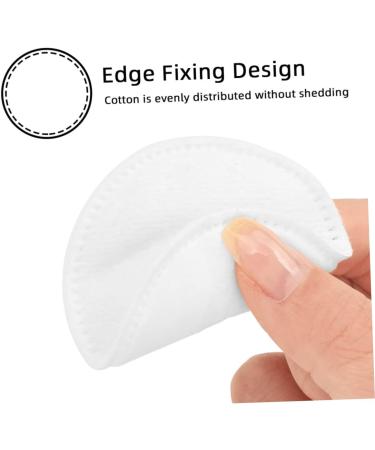 100pcs Thick Cotton Reusable Makeup Pads | Eco-Friendly Non-Woven Facial Cleansing & Nail Polish Remover Pads | Travel Size Disposable Cosmetic Wipes - Buy Online on GoSupps.com