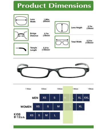 Women & Men Blue Light Blocking Reading Glasses - Slim Compact Anti Eyestrain Readers - Super01-Twins 1.25x - Buy Online on GoSupps.com