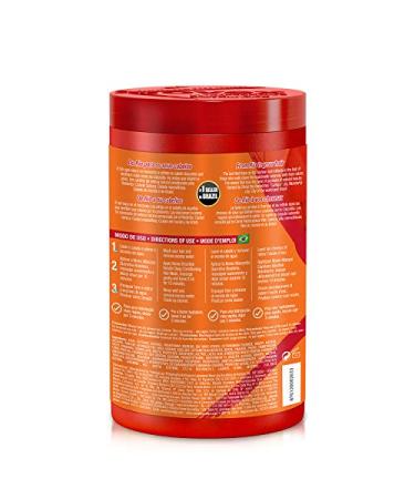 Novex Brazilian Keratin Deep Hair Care Treatment 1000g | Professional Therapy for Luxurious Hair Repair | Shop Internationally - Buy Online on GoSupps.com