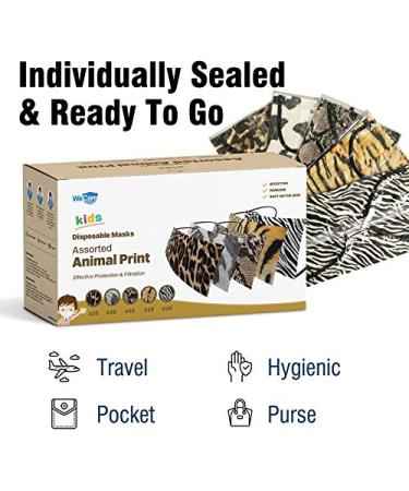 WECARE 50 Box Variety Pack - Fun Animal Print Kids Essentials | Shop Internationally - Buy Online on GoSupps.com