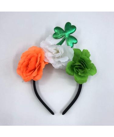 Amosfun Clover Headband St. Patrick Day Headband Colorful Rose Hair Hoop Carnival Cosplay Party Hairbands Irish Party Hair Accessory St. Patrick Day Carnival Photo Props - Buy Online on GoSupps.com