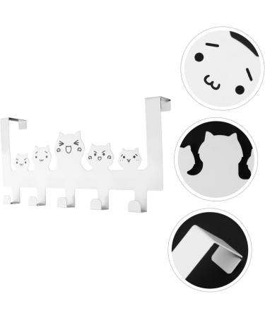 Alipis Hook up Towel Hook Hat Hanger Towel Hanger Over Door Hook Rack Door Hanger Cabinet Door Storage Hook 30X15.5CM White - Buy Online on GoSupps.com