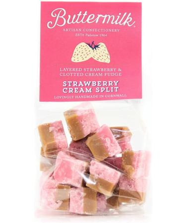 Buttermilk Strawberry Cream Split Fudge 175g - Pack of 4 - Buy Online on GoSupps.com