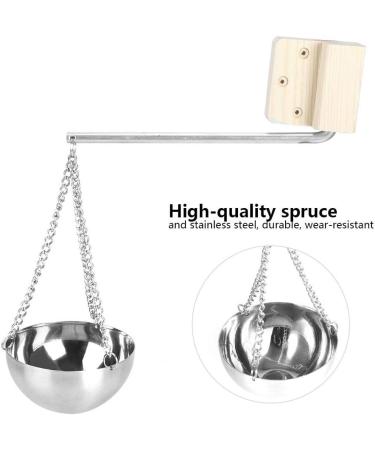 Fdit Stainless Steel Aroma Bowl - Refillable 120ml Essential Oil Holder for Sauna & SPA - Premium Accessories for Ultimate Relaxation - Buy Online on GoSupps.com