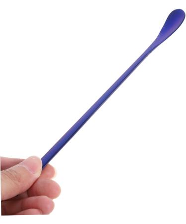 Levemolo 2pcs Pet Food Scoop Stainless Steel Lizard Scoop for Food Lizard Food Small Scoop 19.20X1.30X0.20CM Blue - Buy Online on GoSupps.com