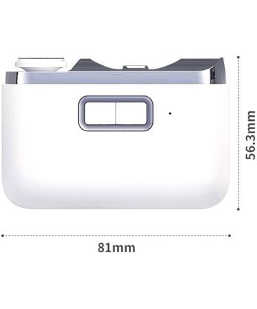 Electric Nail Clippers Portable Fingernail Trimmer File with Lighting for Kids and Elderly One Button Operation Auxiliary Lighting Nail Scraps Storage (Multifunctional) - Buy Online on GoSupps.com